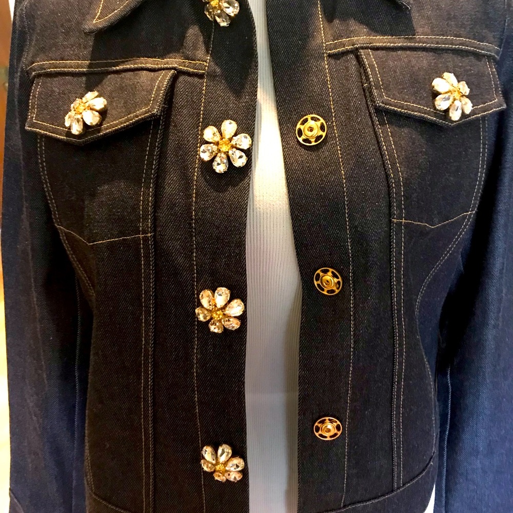 Michael Kors Collection denim jacket size 6